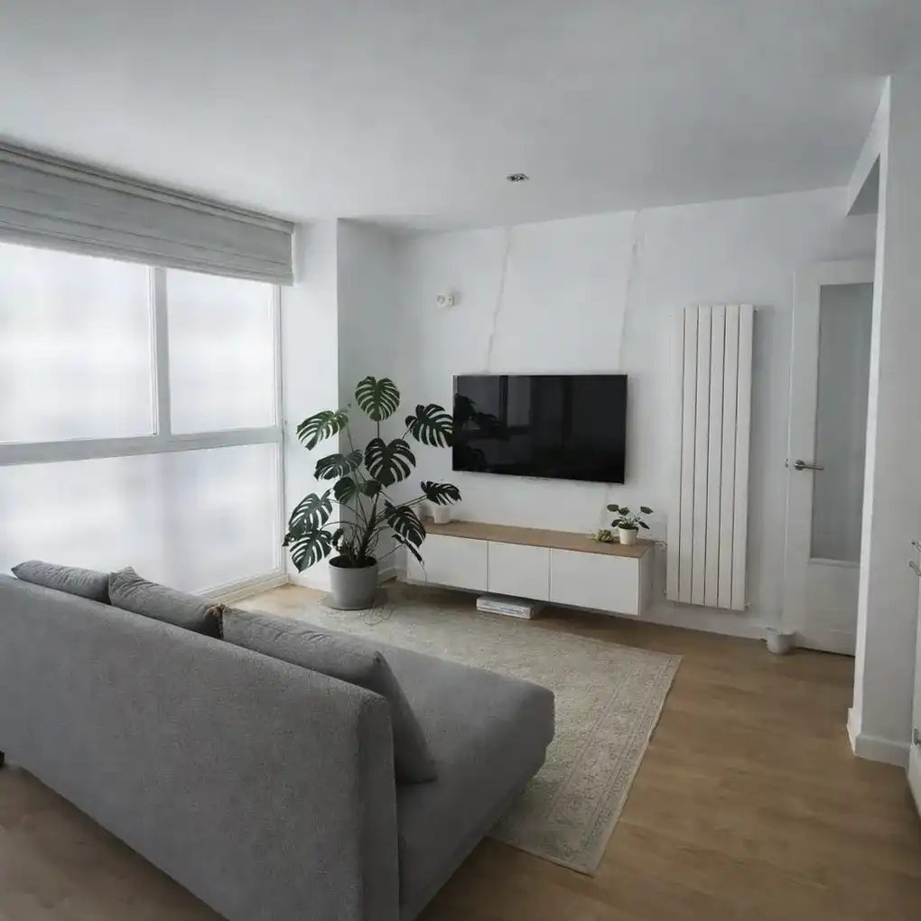Sala de estar de Piso en venta en Vitoria - Gasteiz con Calefacción, Terraza y Trastero