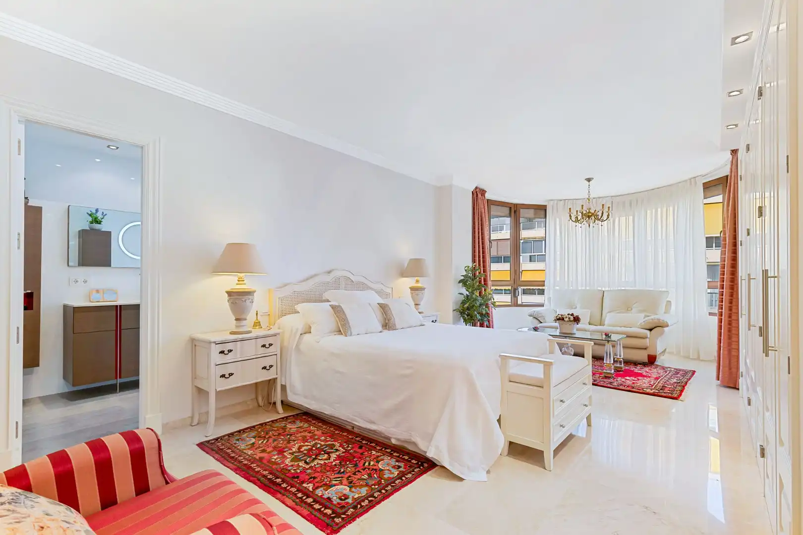 Bedroom of Flat for sale in Marbella  with Air Conditioner, Heating and Terrace