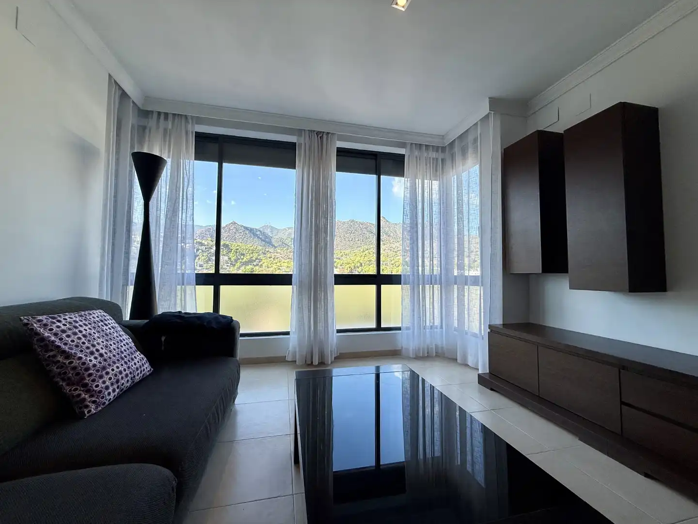 Wohnzimmer von Wohnung zum Verkauf in Benicasim / Benicàssim mit Klimaanlage, Möbliert und Ofen