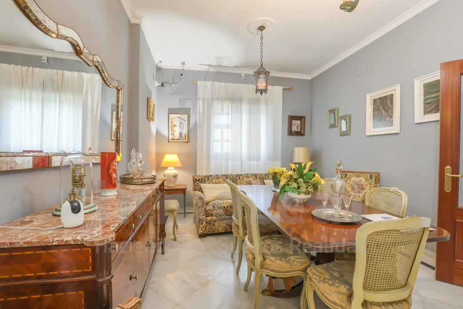 Dining room of Houses for sale in Espartinas  with Air Conditioner, Heating and Private garden