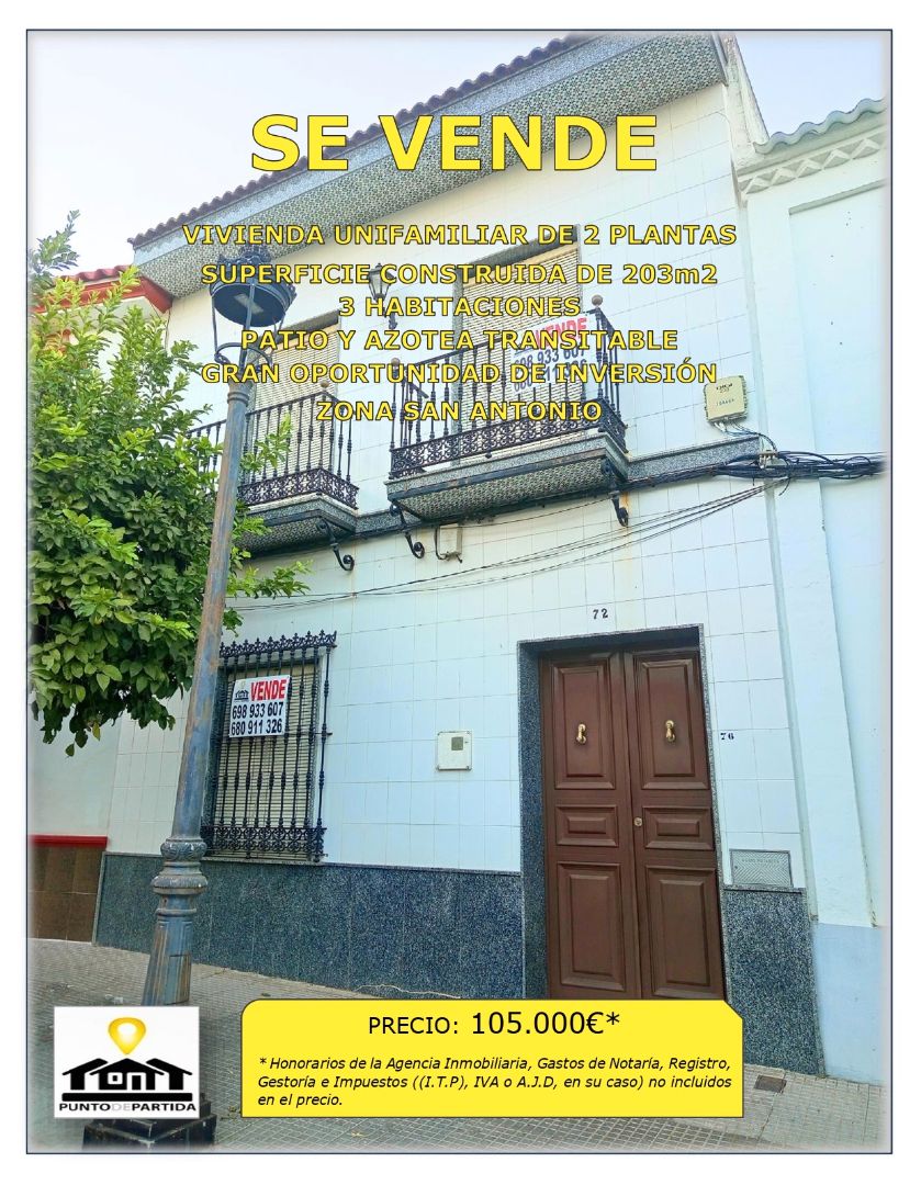 Exterior view of House or chalet for sale in Bollullos Par del Condado  with Terrace and Balcony