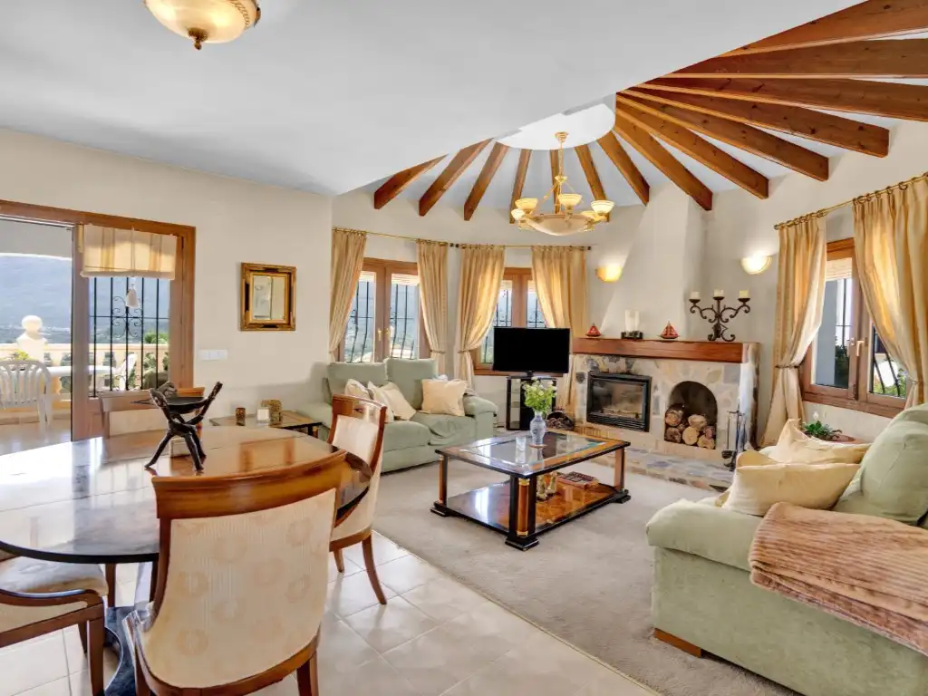 Sala d'estar de Casa o xalet en venda en Murla amb Aire condicionat, Calefacció i Jardí privat