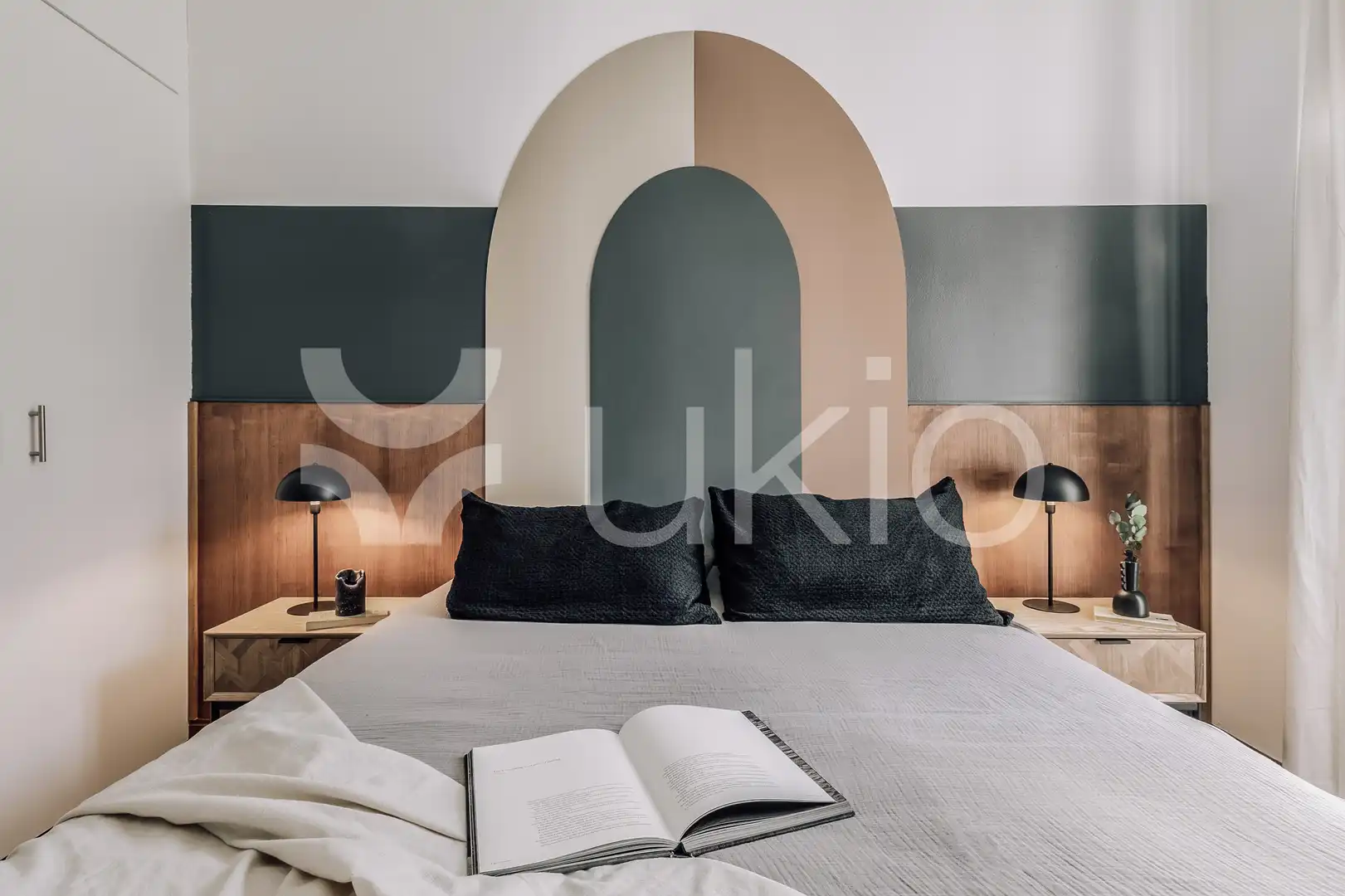 Habitación de Apartamento de alquiler en Madrid con Aire acondicionado, Calefacción y Amueblado