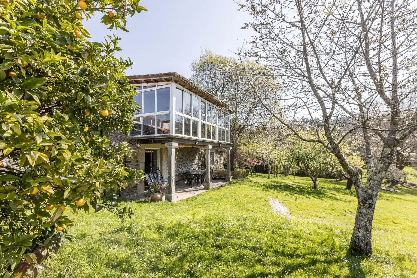 Vista exterior de Casa o chalet en venta en Cesuras con Jardín privado, Terraza y Trastero