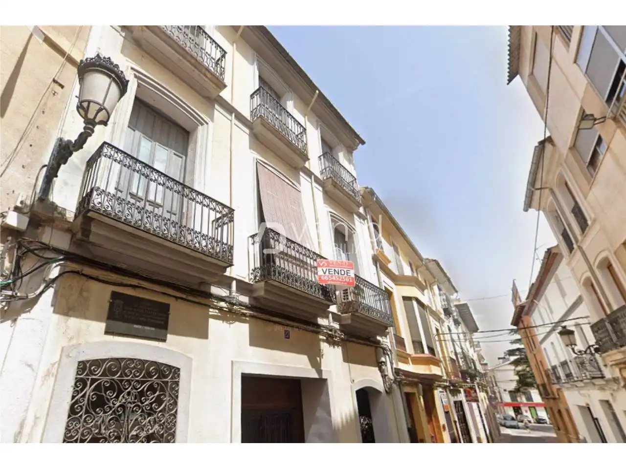 Außenansicht von Maisonette zum Verkauf in Enguera mit Heizung, Terrasse und Balkon