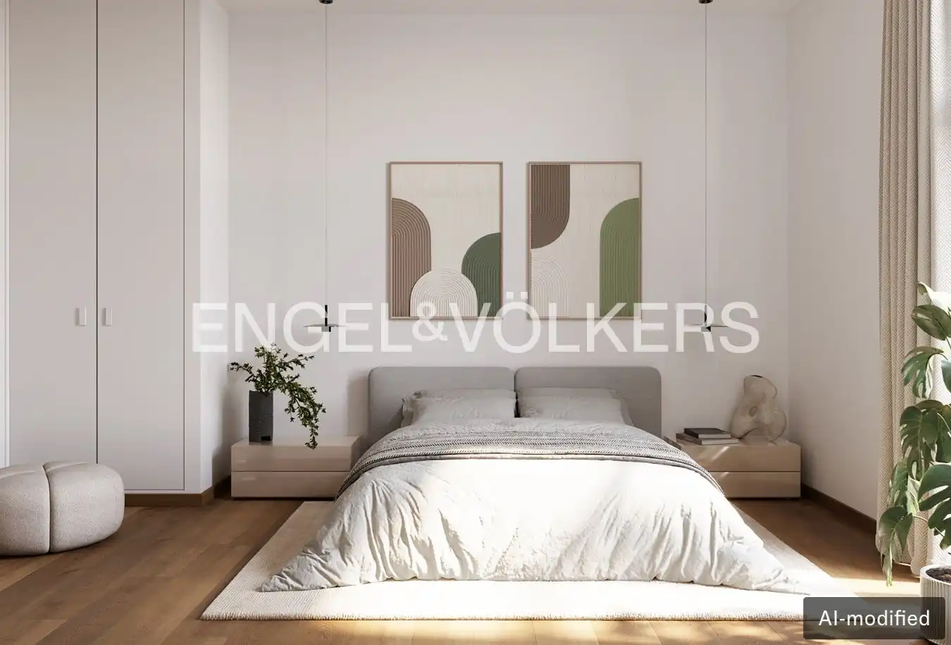 Schlafzimmer von Wohnung zum Verkauf in Santander mit Heizung und Balkon