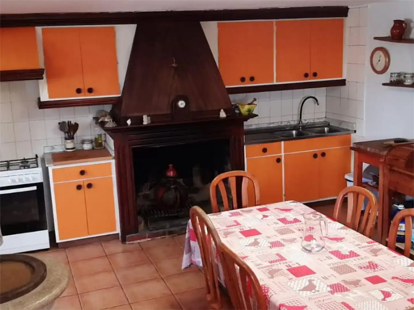 Kitchen of Flat for rent in Montuïri  with Private garden, Parquet flooring and Storage room