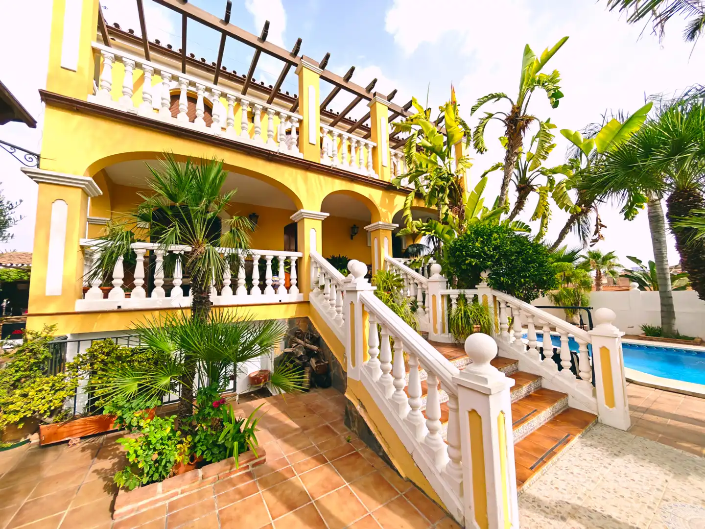 Terraza de Casa o chalet en venta en Alhaurín de la Torre con Aire acondicionado, Calefacción y Jardín privado