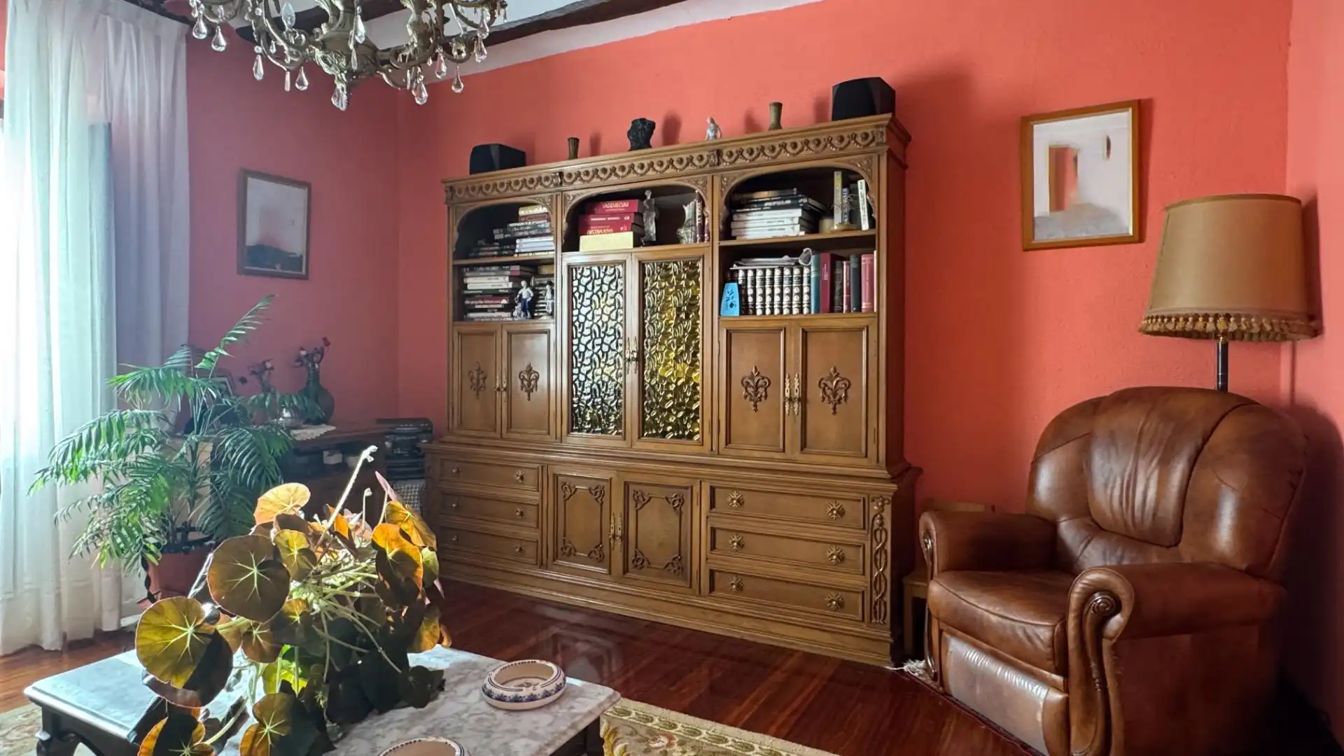 Sala de estar de Finca rústica en venta en Baños de Rioja con Calefacción, Jardín privado y Terraza