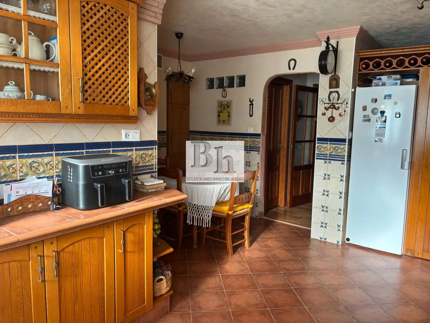 Küche von Wohnung zum Verkauf in Málaga mit Klimaanlage, Privatgarten und Parkett