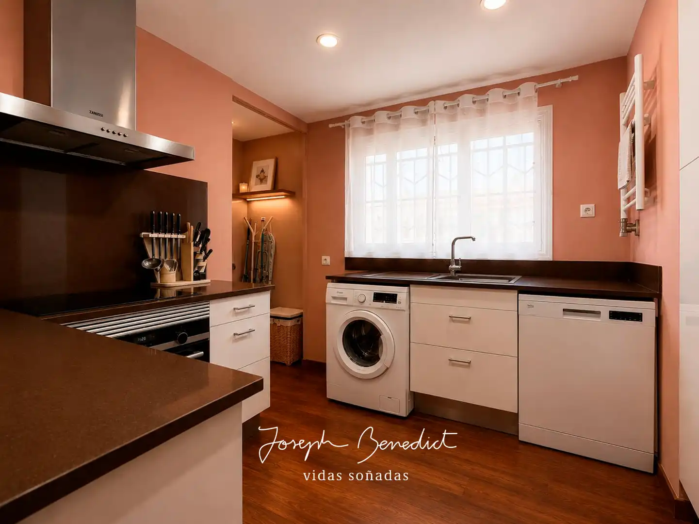 Kitchen of Houses for sale in Castelldefels  with Air Conditioner, Heating and Private garden