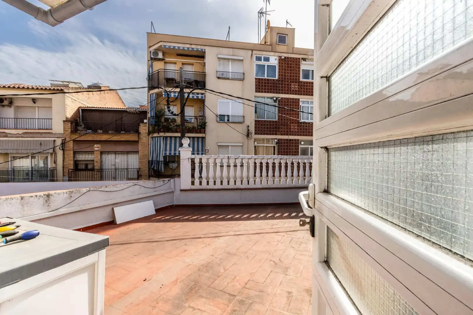 Terrassa de Casa adosada en venda en Sabadell amb Aire condicionat, Calefacció i Jardí privat