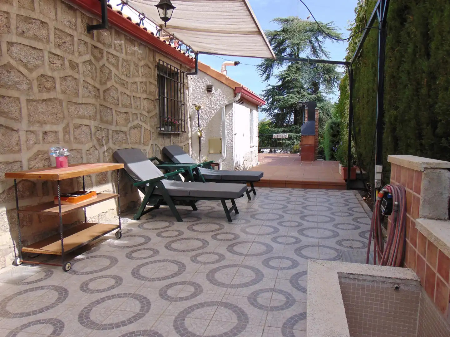 Terrace of Detached homes for sale in Colmenar Viejo  with Air Conditioner, Heating and Private garden