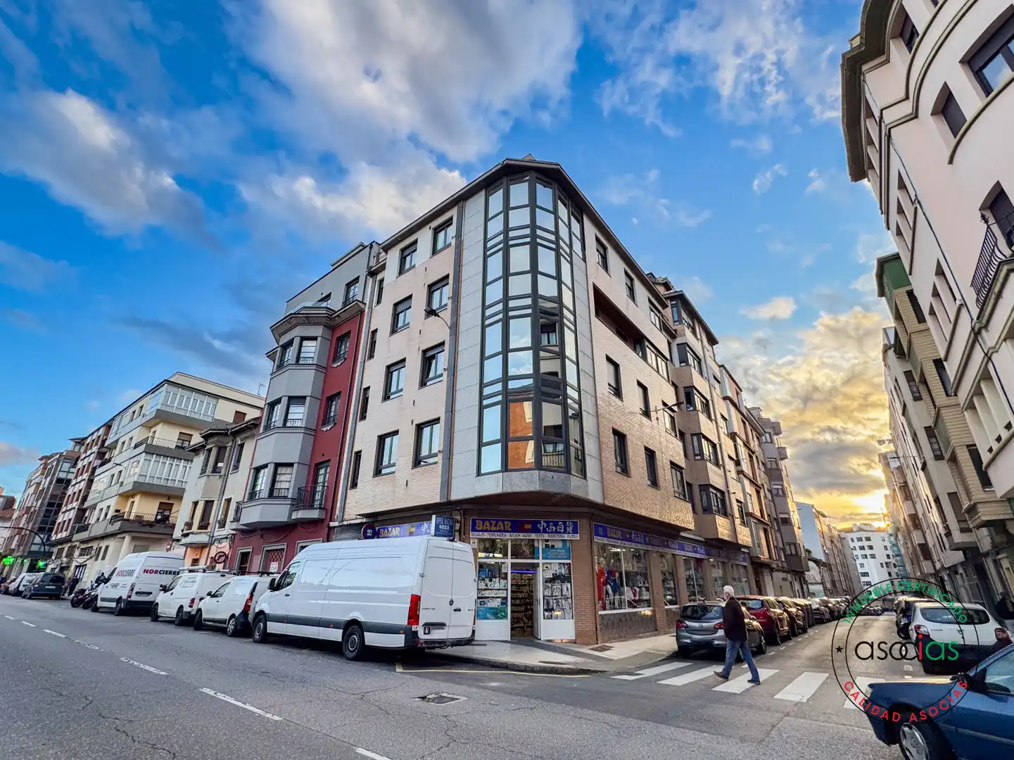 Vista exterior de Piso en venta en Gijón  con Calefacción y Trastero