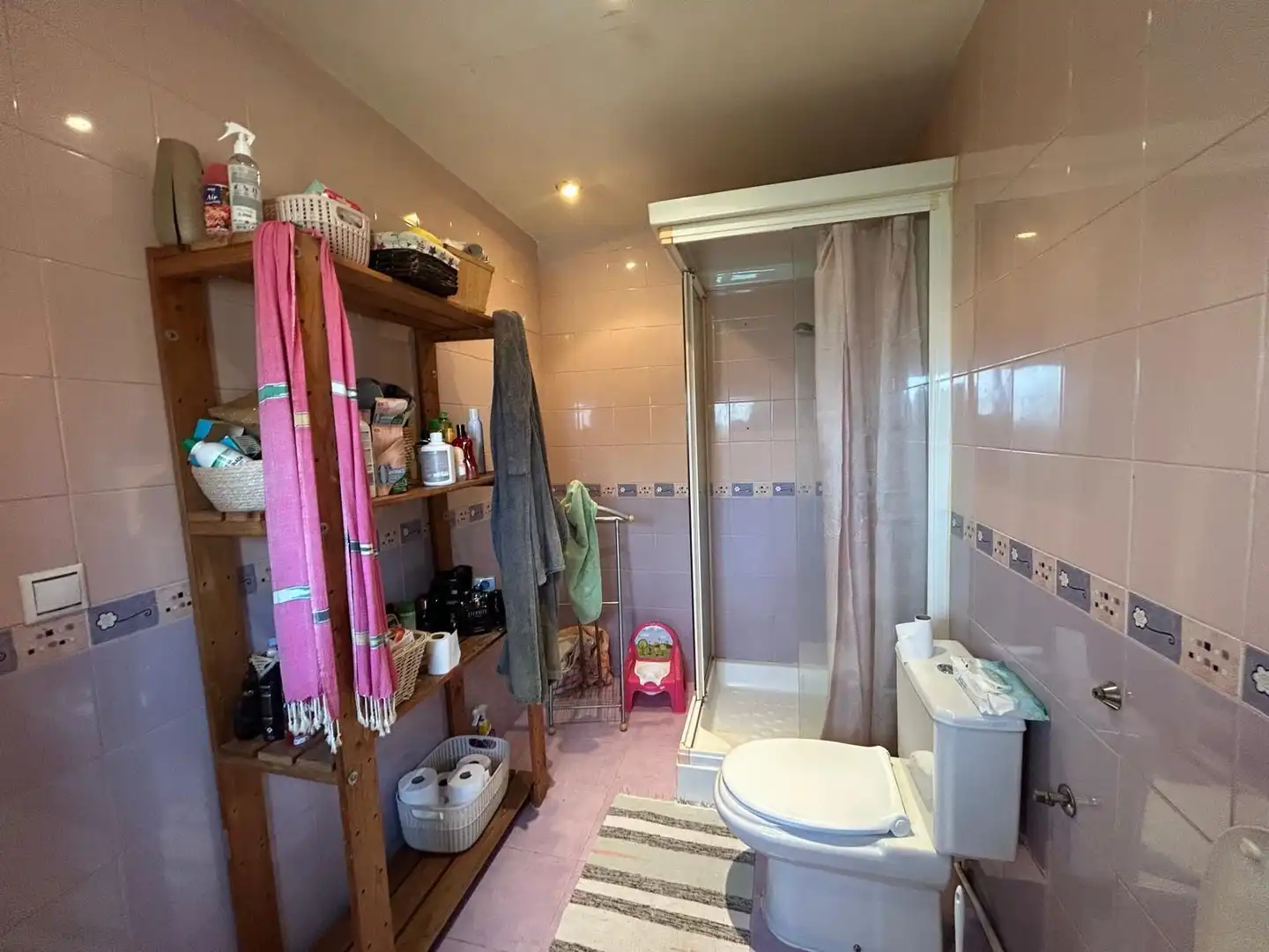 Baño de Casa o chalet en venta en San Román de los Montes con Calefacción, Jardín privado y Piscina