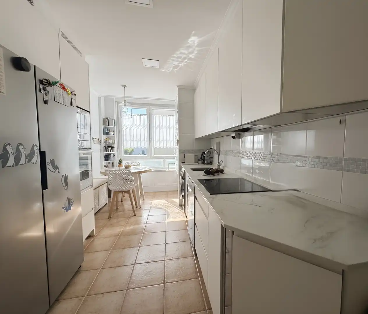 Kitchen of Flat for sale in Getxo   with Heating, Terrace and Furnished