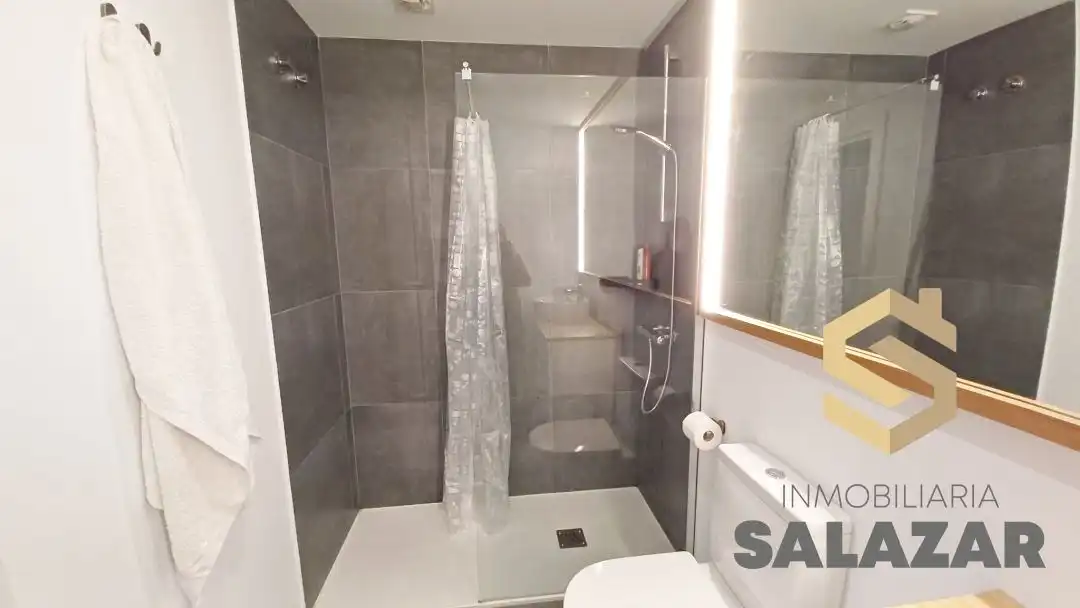 Baño de Piso de alquiler en Bilbao  con Calefacción, Terraza y Balcón
