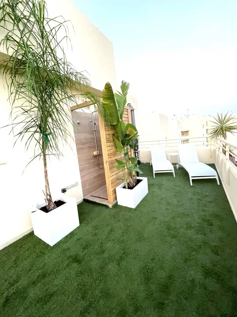 Terraza de Apartamento en venta en Mijas con Aire acondicionado, Terraza y Trastero
