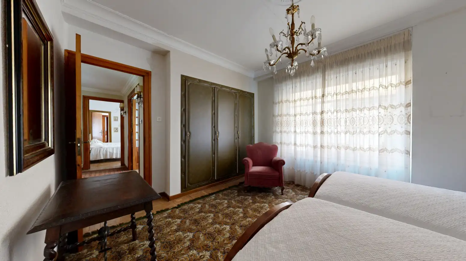 Bedroom of Houses for sale in Tafalla  with Heating, Private garden and Parquet flooring