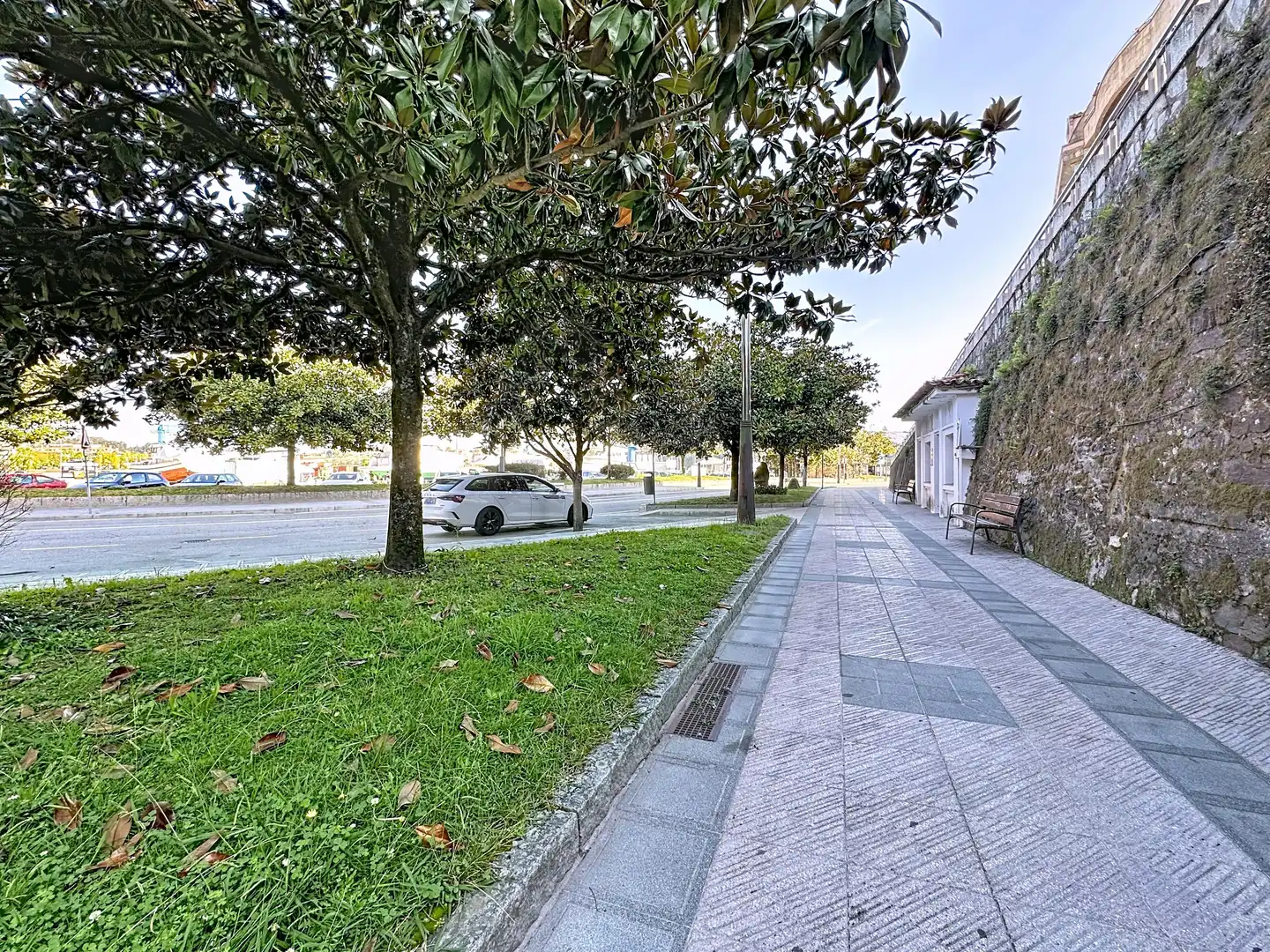 Außenansicht von Wohnung zum Verkauf in Sanxenxo mit Terrasse