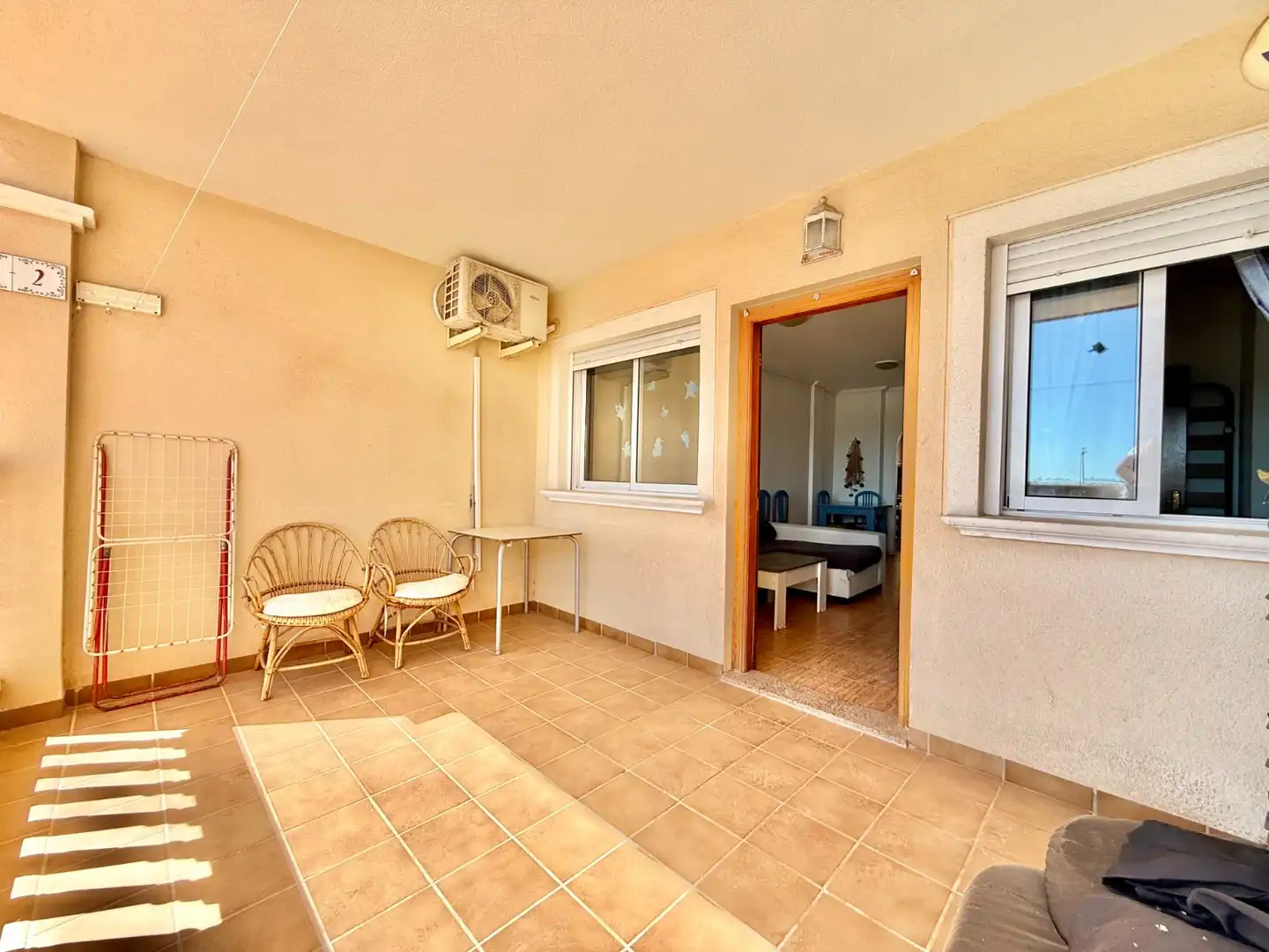 Balcony of Flat for sale in San Pedro del Pinatar  with Air Conditioner, Terrace and Swimming Pool