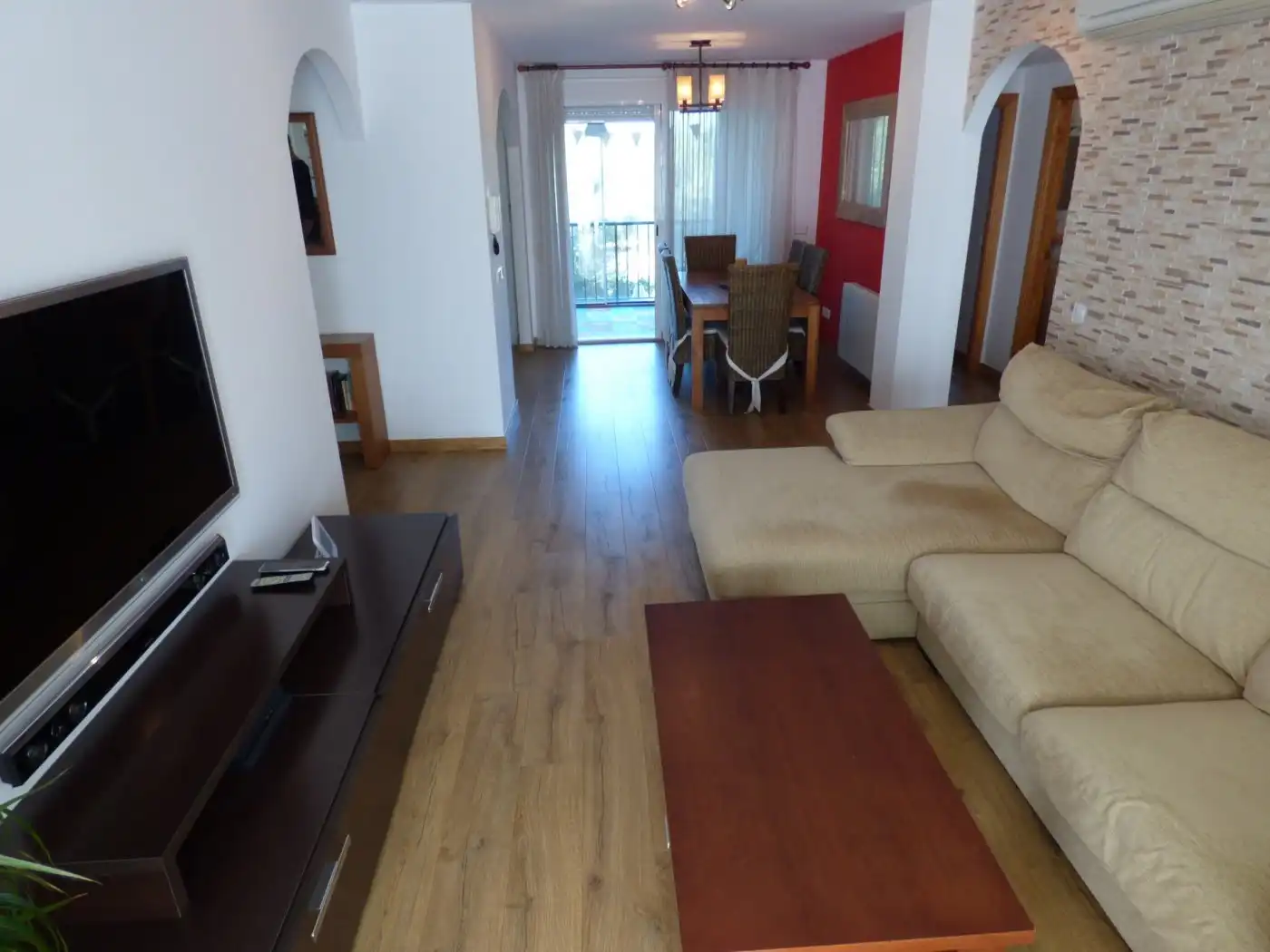 Sala de estar de Piso de alquiler en Marratxí con Aire acondicionado, Calefacción y Jardín privado