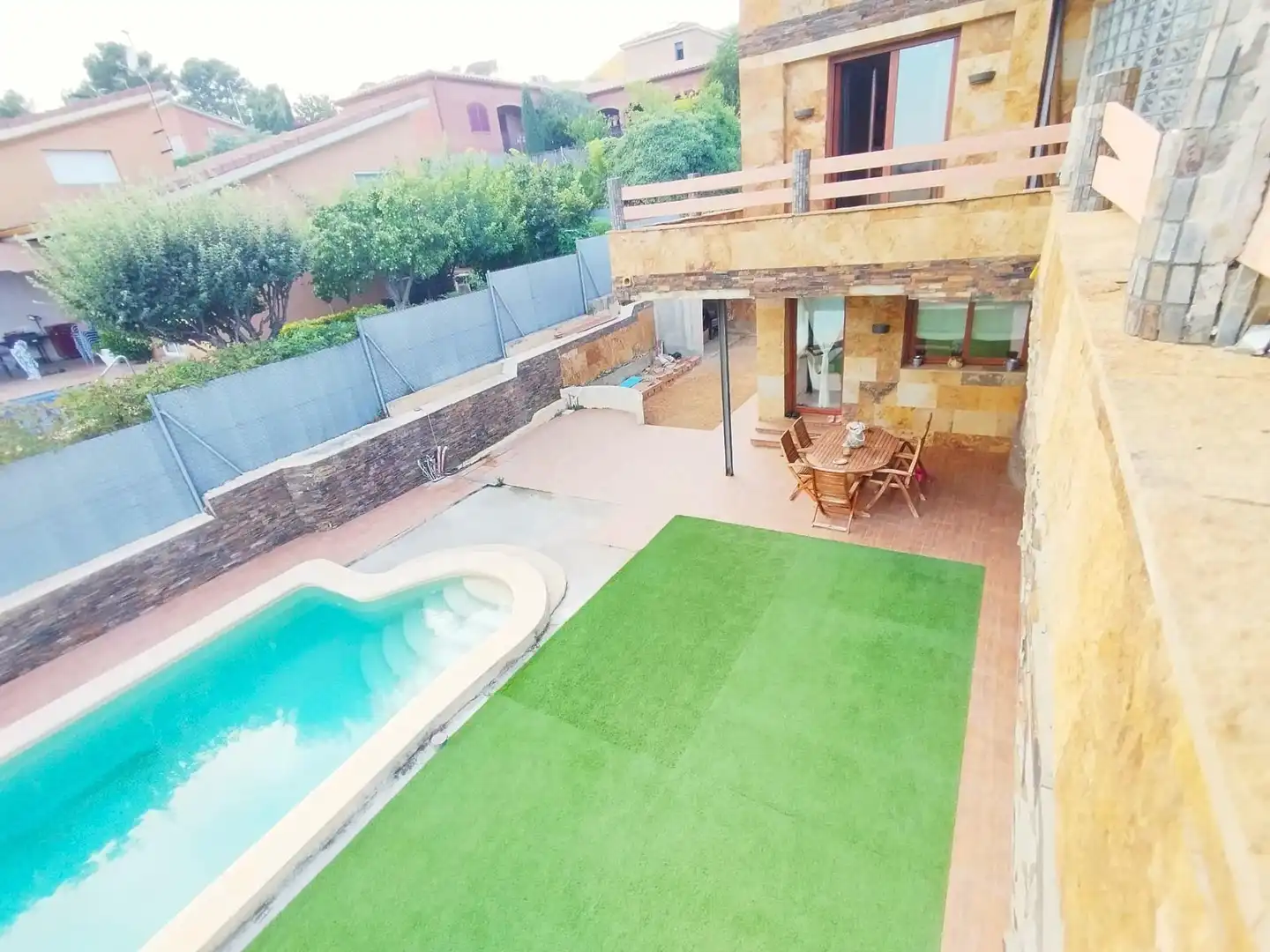 Jardín de Casa o chalet en venta en Viladecavalls con Calefacción, Jardín privado y Parquet