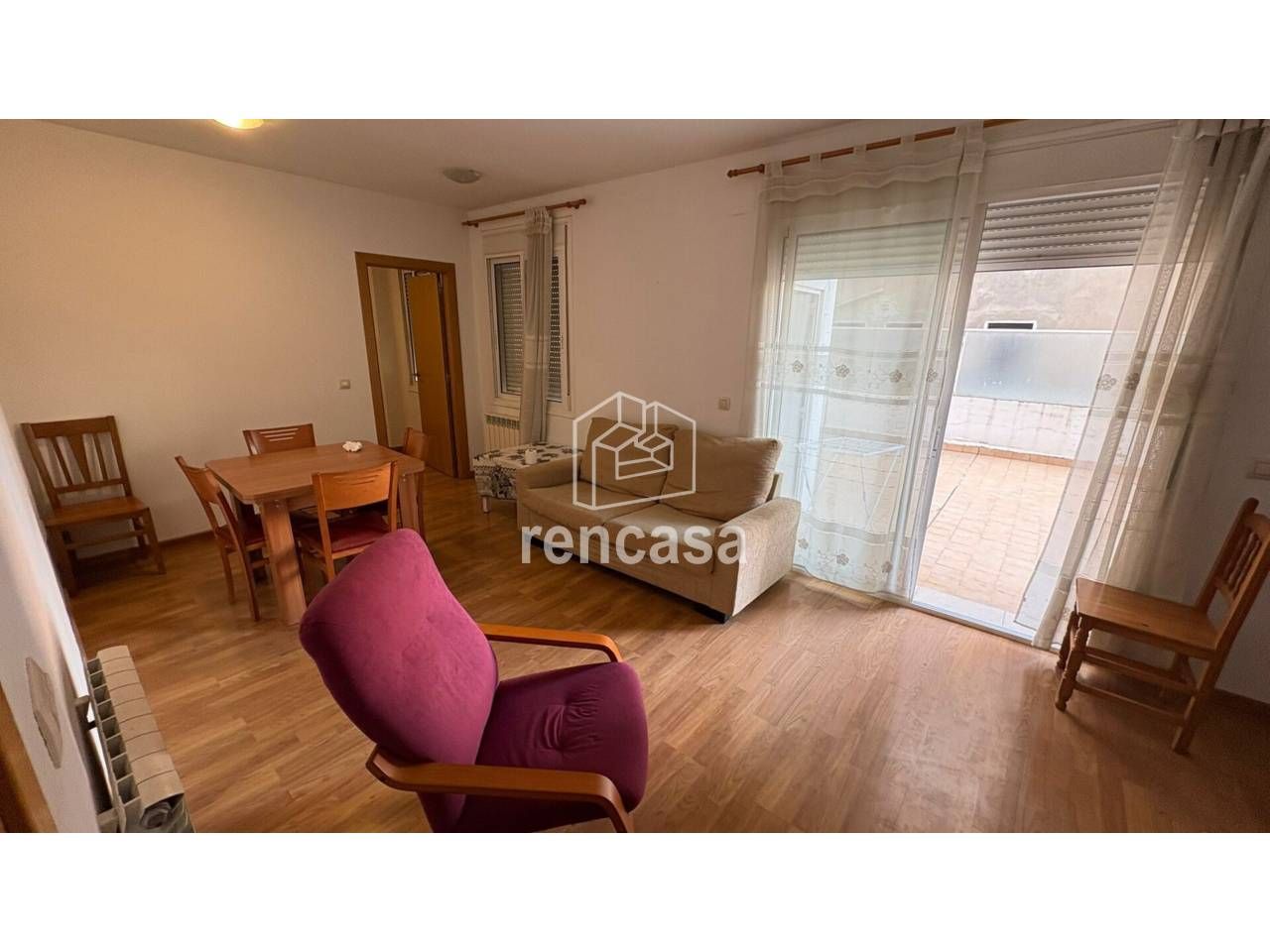 Exterior view of Flat to rent in  Lleida Capital  with Heating, Parquet flooring and Terrace
