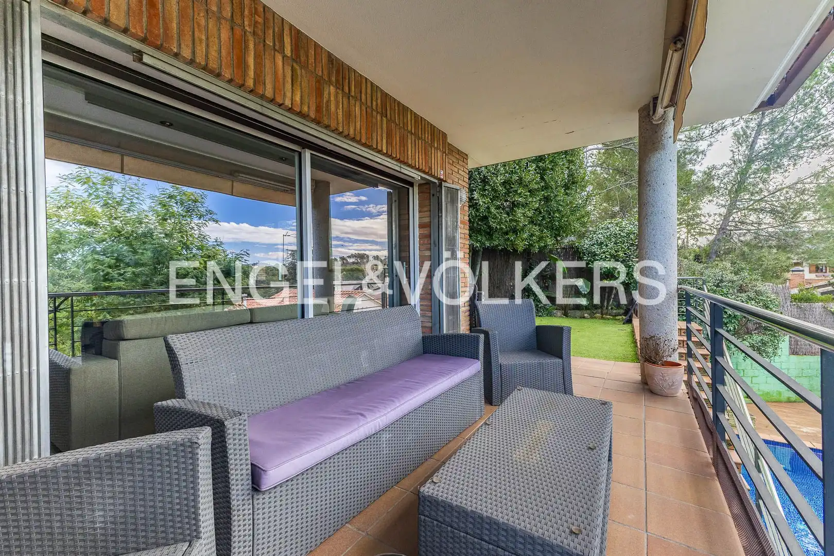 Terrace of Houses for sale in Sant Cugat del Vallès  with Air Conditioner, Heating and Private garden