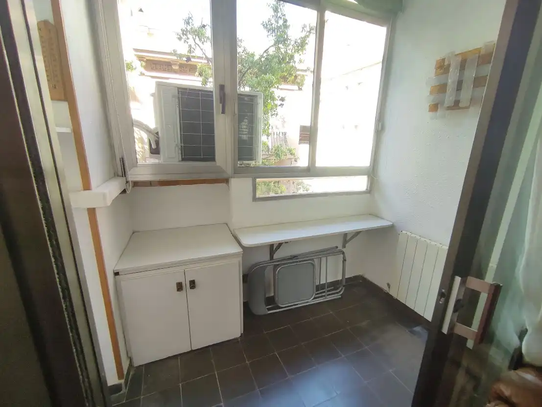 Terrasse von Wohnung zur Miete in Barcelona mit Klimaanlage, Möbliert und Waschmaschine