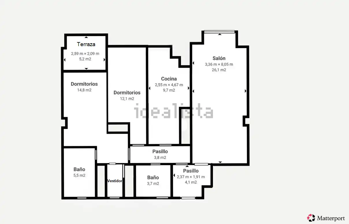 Flat for sale in Adelfas