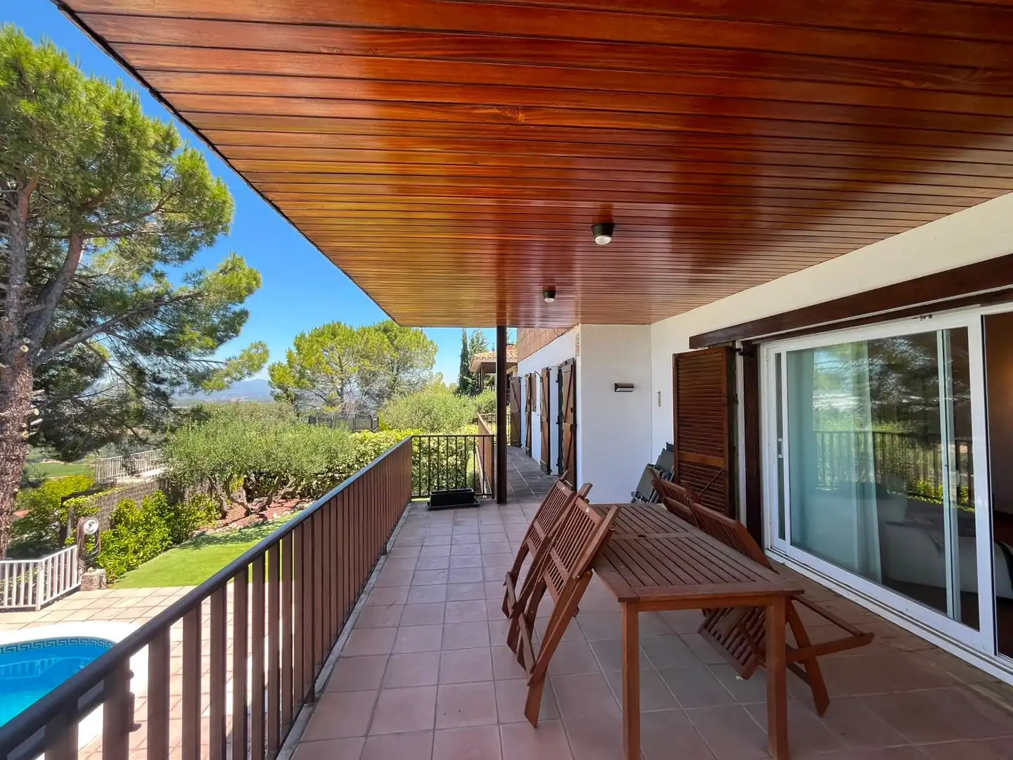 Terrassa de Casa o xalet de lloguer en Gelida amb Jardí privat, Traster i Piscina