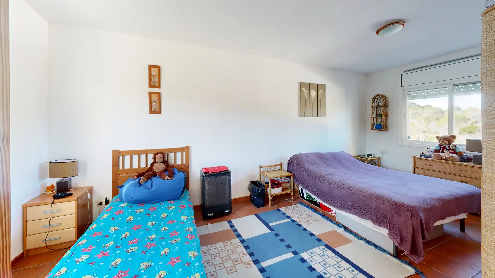 Habitación de Casa adosada en venta en L'Ametlla de Mar  con Aire acondicionado, Jardín privado y Terraza