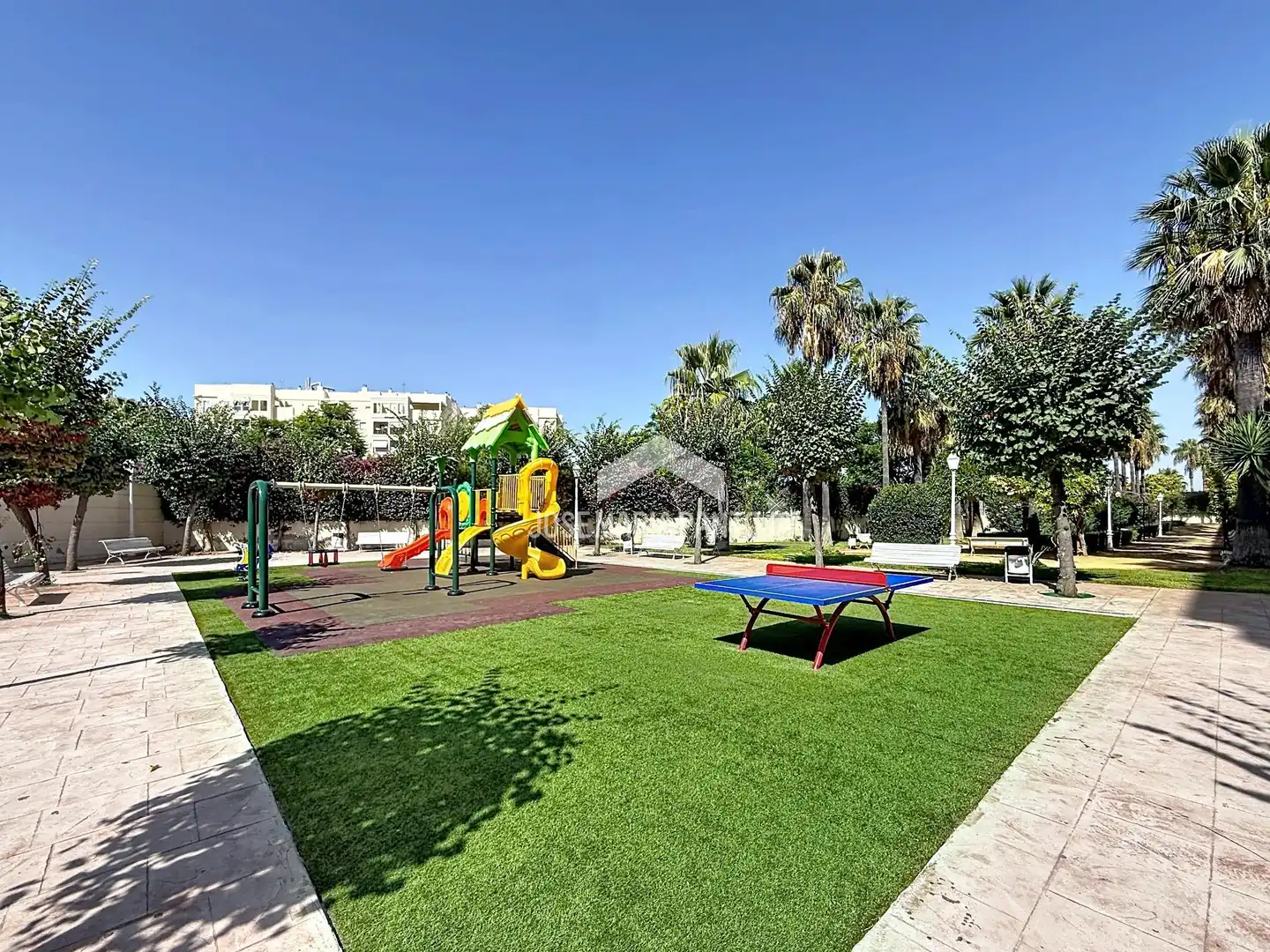 Exterior view of Flat for sale in Jerez de la Frontera  with Air Conditioner, Private garden and Parquet flooring