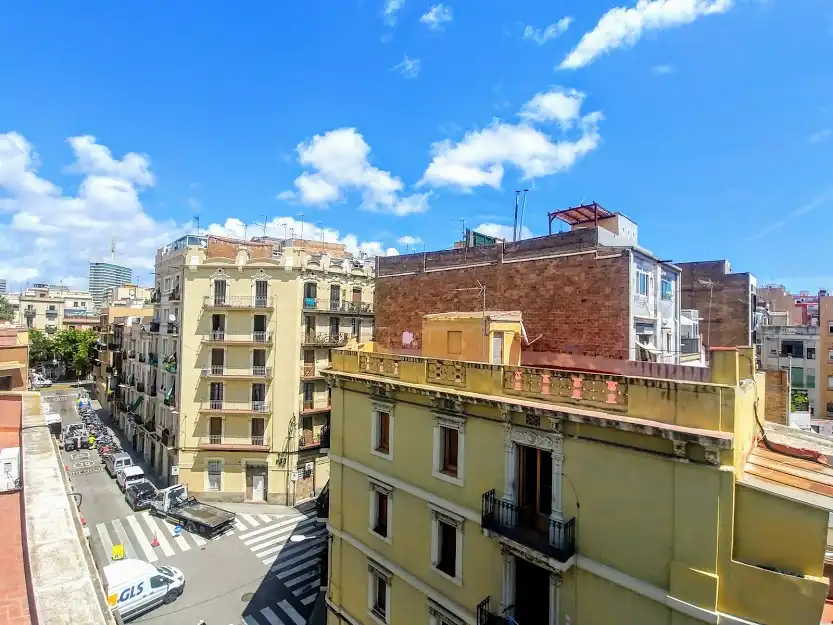 Exterior view of Flat for sale in Barcelona  with Heating, Furnished and Oven