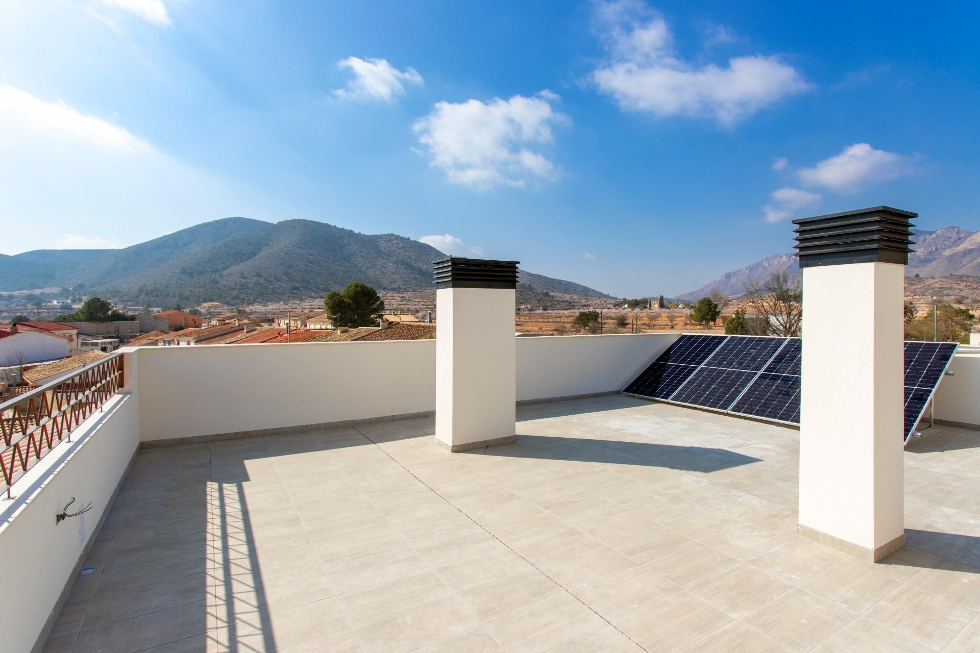 Terrace of Single-family semi-detached for sale in Hondón de las Nieves / El Fondó de les Neus  with Private garden, Terrace and Balcony