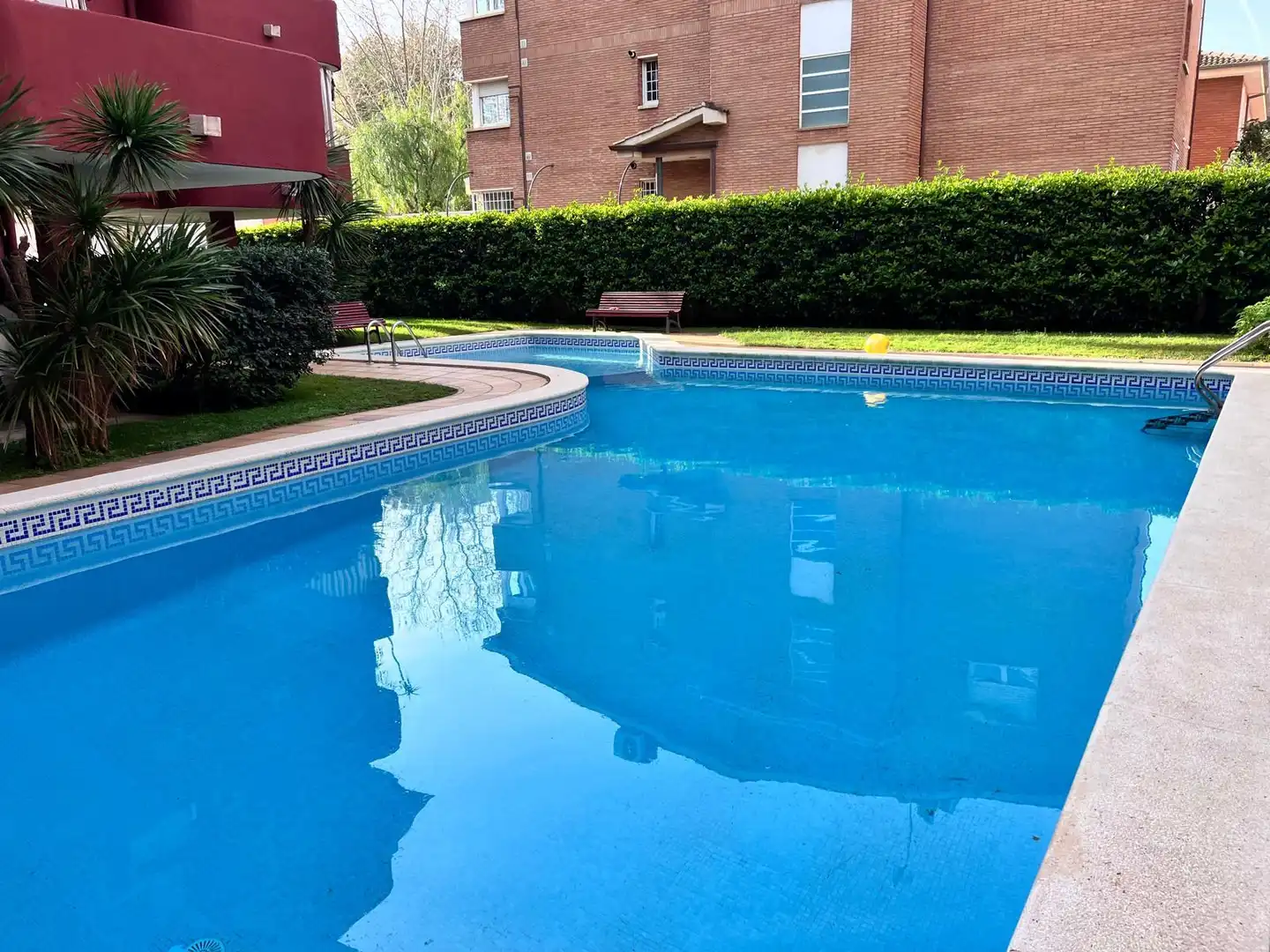 Swimming pool of Flat for sale in Castelldefels  with Private garden, Terrace and Storage room