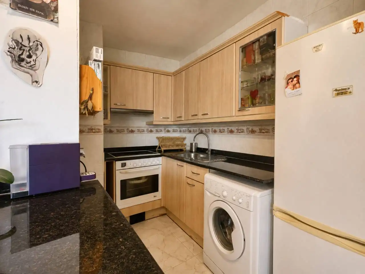 Kitchen of Flat for sale in  Palma de Mallorca  with Air Conditioner, Heating and Furnished