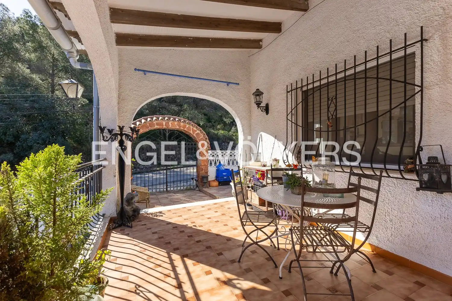 Terraza de Casa o chalet en venta en La Font d'en Carròs con Aire acondicionado, Calefacción y Jardín privado