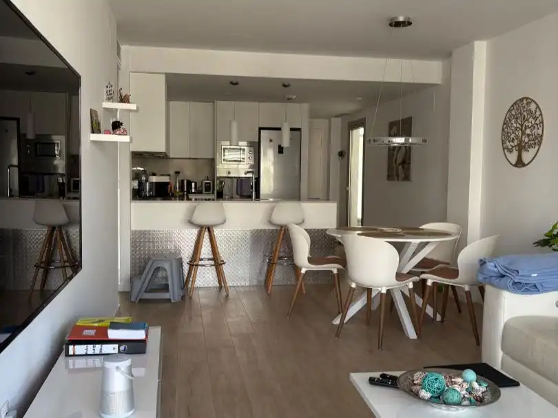 Kitchen of Flat for sale in Dénia  with Air Conditioner, Terrace and Balcony