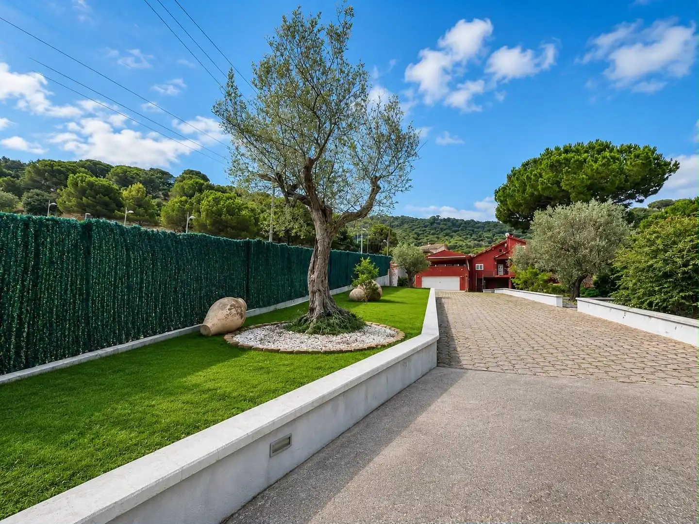 Vista exterior de Casa o chalet en venta en Sant Fost de Campsentelles con Aire acondicionado, Calefacción y Jardín privado