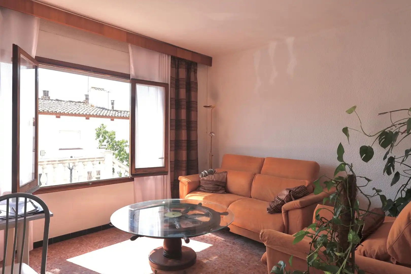 Sala de estar de Finca rústica en venta en Vidreres