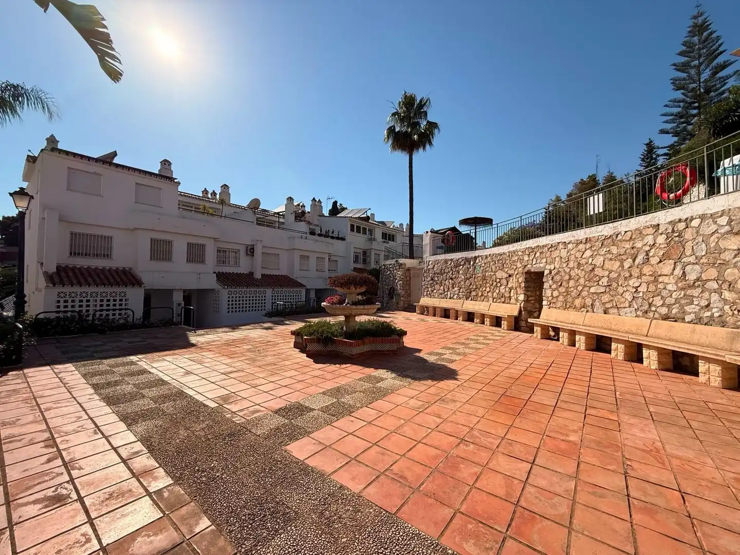 Terraza de Casa adosada en venta en Mijas con Aire acondicionado, Jardín privado y Terraza