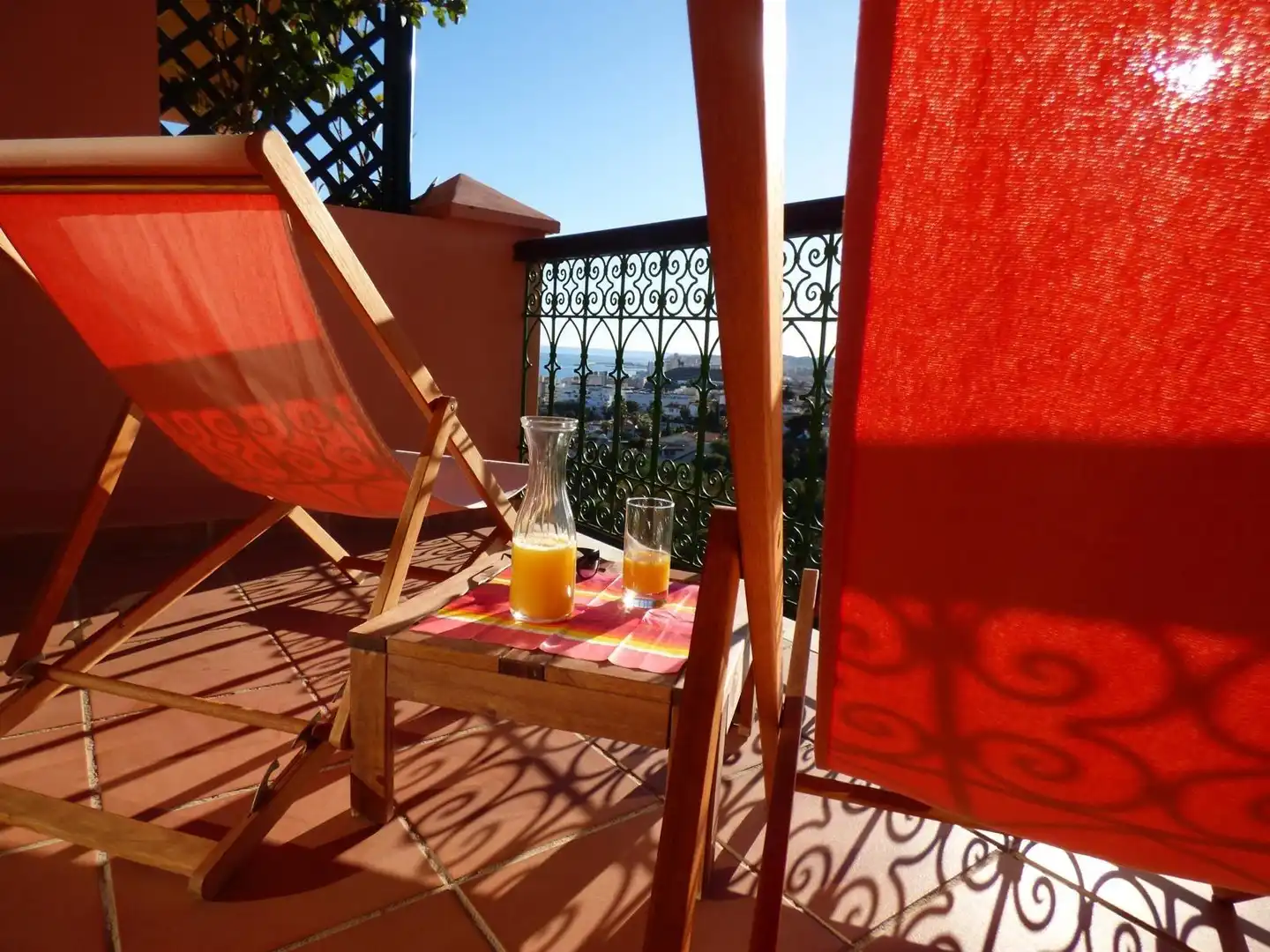 Terraza de Apartamento en venta en Fuengirola con Aire acondicionado, Jardín privado y Terraza
