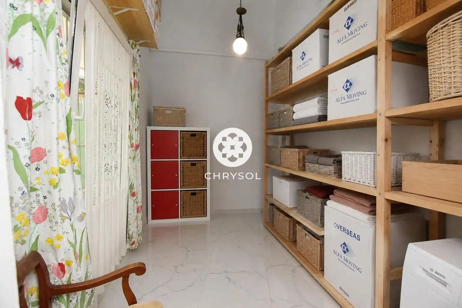 Wohnzimmer von Erdgeschoss zum Verkauf in Barcelona mit Klimaanlage und Heizung