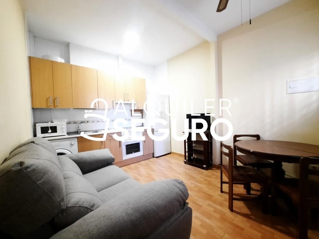 Living room of Flat for rent in  Madrid Capital  with Air Conditioner, Heating and Furnished