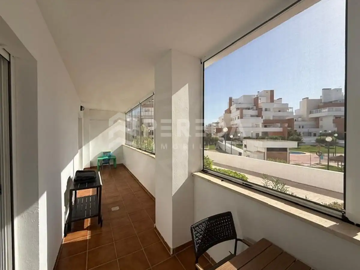 Terrassa de Apartament en venda en Roquetas de Mar amb Aire condicionat, Jardí privat i Terrassa