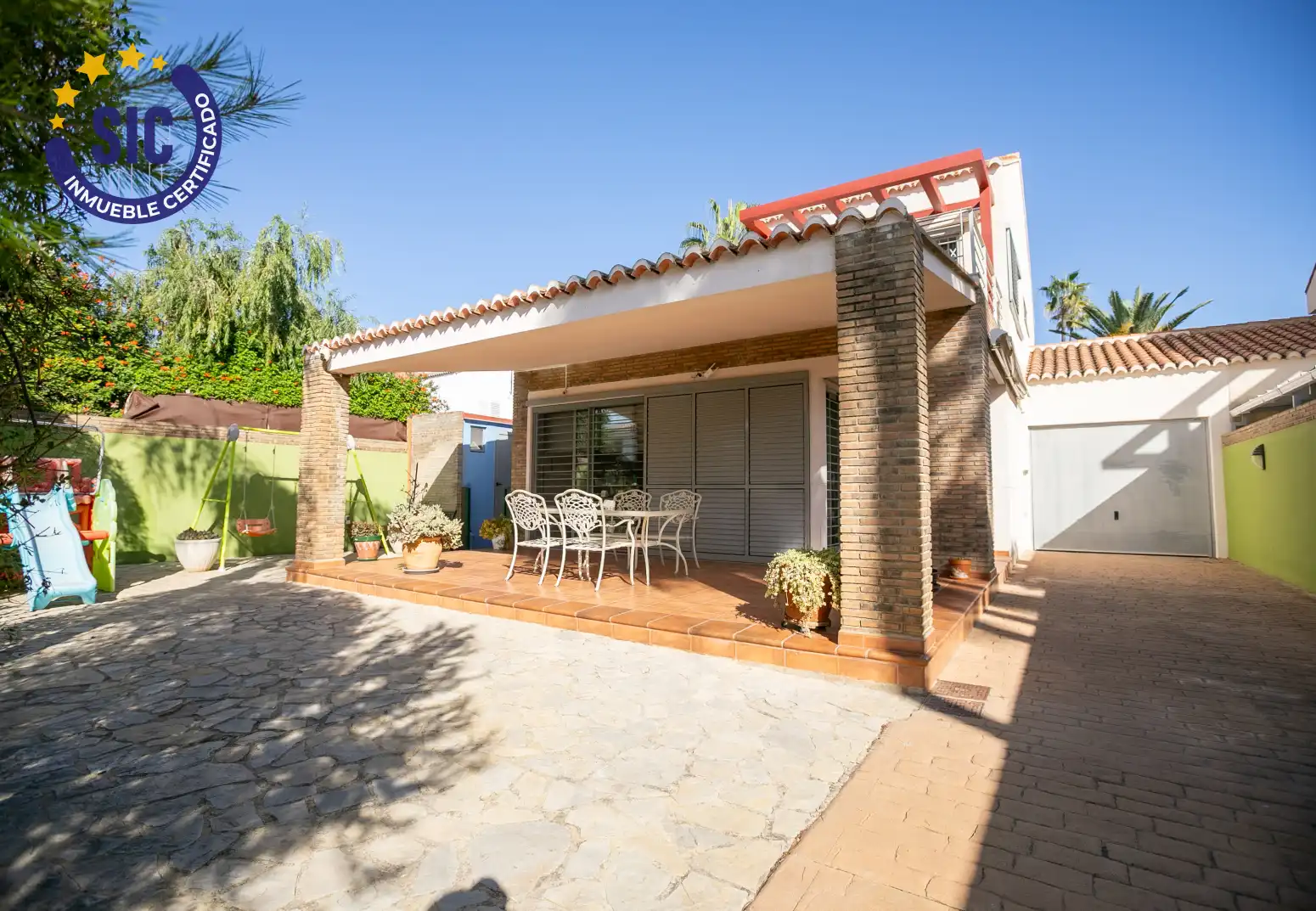 Jardín de Casa o chalet en venta en Sagunto / Sagunt con Aire acondicionado, Calefacción y Jardín privado