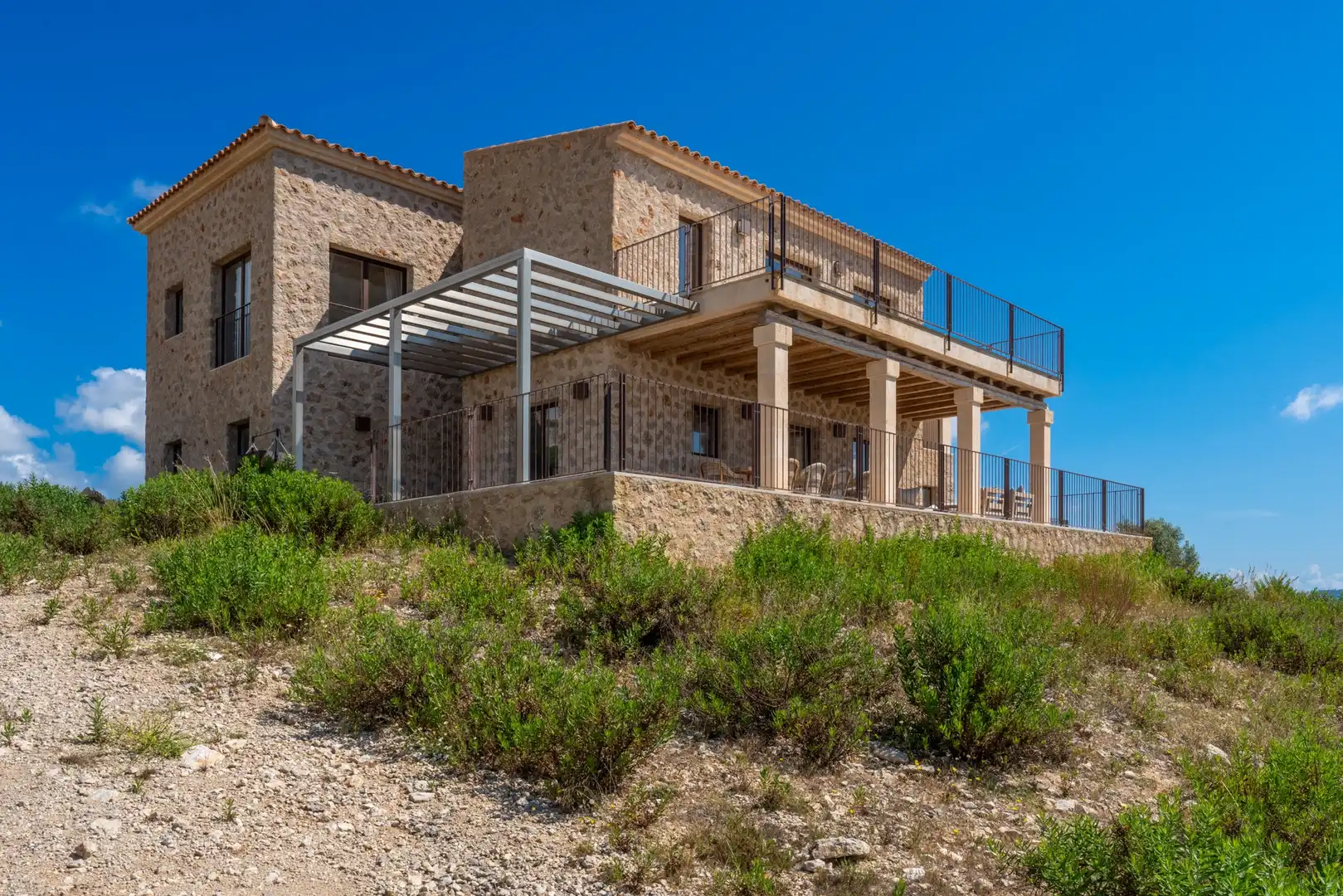 Außenansicht von Country house zum Verkauf in Son Servera mit Klimaanlage, Heizung und Terrasse