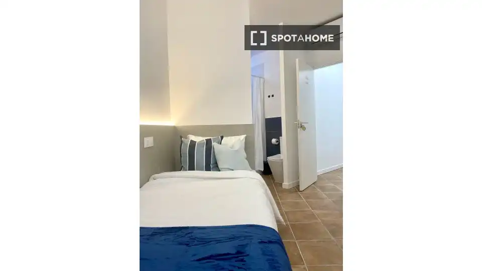Bedroom of Flat for rent in Murcia  with Air Conditioner, Heating and Furnished